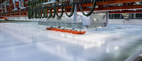 Experiment underway in the Aalto Ice and Wave Tank