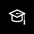 diploma hat icon