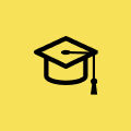 diploma hat icon